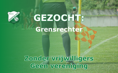 OPROEP: Grensrechter gezocht voor 1ste en 2de elftal.